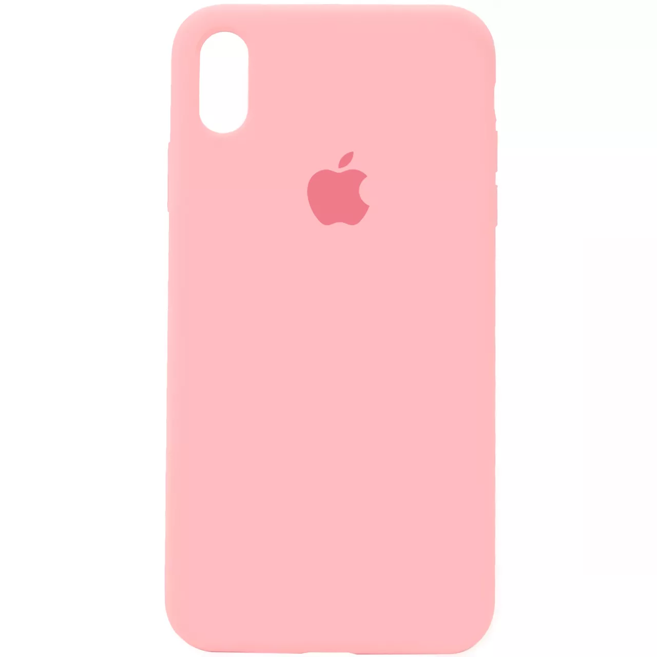 Чехол Silicone Case Full для Apple iPhone XR Pink - фото 1