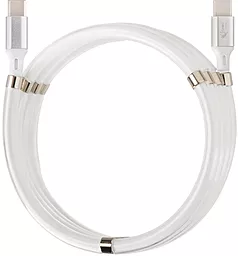 Кабель Krazi USB Type-C - Type-C 60w 3a 1м PD cable White (KZ-UC001) - фото Кабель Krazi USB Type-C - Type-C 60w 3a 1м PD cable White (KZ-UC001)