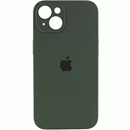 Чехол Silicone Case Full Camera для Apple iPhone 15 Atrovirens