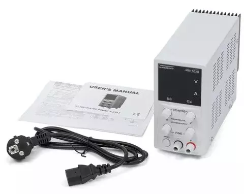 Лабораторный блок питания Masteram MR1503D 15V 3A регулируемый - фото 4