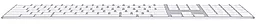 Клавиатура Apple Magic Keyboard with Numeric Keypad English Version White (MQ052 EU) - фото Клавиатура Apple Magic Keyboard with Numeric Keypad English Version White (MQ052 EU)