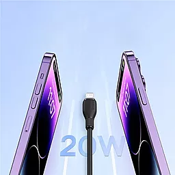 Кабель Baseus Pudding Series USB Type-C - Lightning 20w 3a 2м PD сable Black (P10355701111-01) - мініатюра 9 Кабель Baseus Pudding Series USB Type-C - Lightning 20w 3a 2м PD сable Black (P10355701111-01) - мініатюра 9