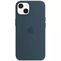Чехол Silicone Case Full для Apple iPhone 13 Abyss Blue