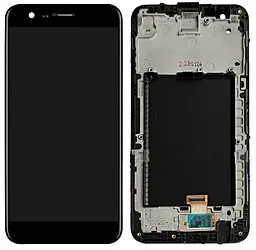 Дисплей LG K10 2017 (M250, X400, LGM-K121K, LGM-K121L) с тачскрином и рамкой, оригинал, Black - фото Дисплей LG K10 2017 (M250, X400, LGM-K121K, LGM-K121L) с тачскрином и рамкой, оригинал, Black