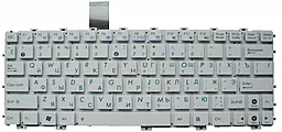 Клавиатура для ноутбука Asus EeePC 1025C 1025CE X101 без рамки белая