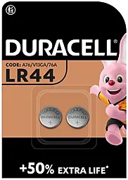 Батарейки Duracell LR44 (AG13) (76) (A76) (V13GA) 2шт 1.5 V - фото Батарейки Duracell LR44 (AG13) (76) (A76) (V13GA) 2шт 1.5 V