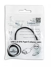 OTG-переходник Cablexpert USB2.0 - USB Type-C 0.2м черный (A-OTG-CMAF2-01) - миниатюра 2