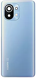 Задняя крышка корпуса Xiaomi Mi 11 со стеклом камеры Horizon Blue