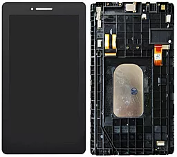 Дисплей для планшету Lenovo Tab E7 TB-7104L, TB7104i, TB-7104F з тачскріном і рамкою, Black - фото Дисплей для планшету Lenovo Tab E7 TB-7104L, TB7104i, TB-7104F з тачскріном і рамкою, Black