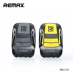 Автодержатель Remax RM-C13 Black/Yellow - миниатюра 3