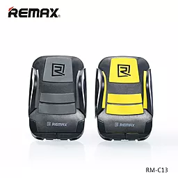 Тримач Remax RM-C13 Black/Yellow - мініатюра 3 Тримач Remax RM-C13 Black/Yellow - мініатюра 3
