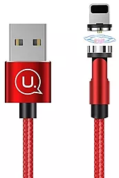 USB Кабель Usams U59 Rotatable Magnetic Lightning Cable Red