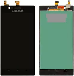 Дисплей Lenovo K900 з тачскріном, Black - фото Дисплей Lenovo K900 з тачскріном, Black