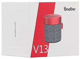 Колонки акустичні OneDer V13 Red - мініатюра 2