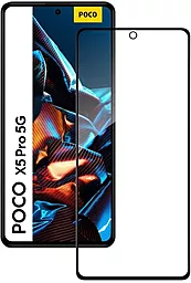 Защитное стекло ACCLAB Full Glue для Xiaomi Poco X5 Pro  Black 1283126567384
