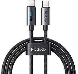 Кабель McDodo USB Type-C - Type-C 100w 5a 1м PD cable Black (CA-5740)