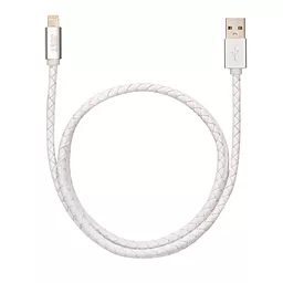 Кабель USB JUST Unique Lightning Cable White (LGTNG-UNQ-WHT) - миниатюра 2