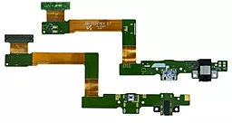 Нижняя плата Samsung Galaxy Tab A 9.7 T555 3G LTE / Galaxy Tab A 9.7 T550 Wi-Fi с разъемом зарядки, наушников, с микрофоном, кнопкой Home - фото Нижняя плата Samsung Galaxy Tab A 9.7 T555 3G LTE / Galaxy Tab A 9.7 T550 Wi-Fi с разъемом зарядки, наушников, с микрофоном, кнопкой Home
