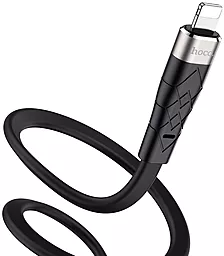 Кабель Hoco X53 Angel USB-A - Lightning 12w 2.4a 1м cable Black - миниатюра 4 Кабель Hoco X53 Angel USB-A - Lightning 12w 2.4a 1м cable Black - миниатюра 4