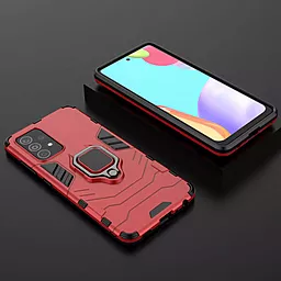 Чехол Epik Transformer Ring for Magnet Samsung Galaxy A525 A52 4G, A526 A52 5G Dante Red - миниатюра 3