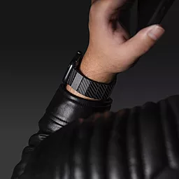 Ремінець для годинника Switcheasy Carbon Fiber Band для Apple Watch 42/44/45/49mm Black (MAW245035BK22)  - мініатюра 4