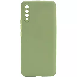 Чохол Silicone Case Candy Full Camera для Samsung Galaxy A50 (A505F) / A50s / A30s Gray Green