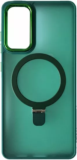Чехол 1TOUCH Matte Ring-MagSafe для Samsung S24+ Green - фото 1