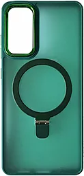 {"ru": "Чехол", "uk": "Чохол"} 1TOUCH Matte Ring-MagSafe для Samsung S24+ Green