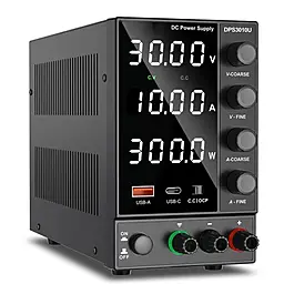 Лабораторний блок живлення Accta DPS-3010U 30v 10a 300w - фото Лабораторний блок живлення Accta DPS-3010U 30v 10a 300w