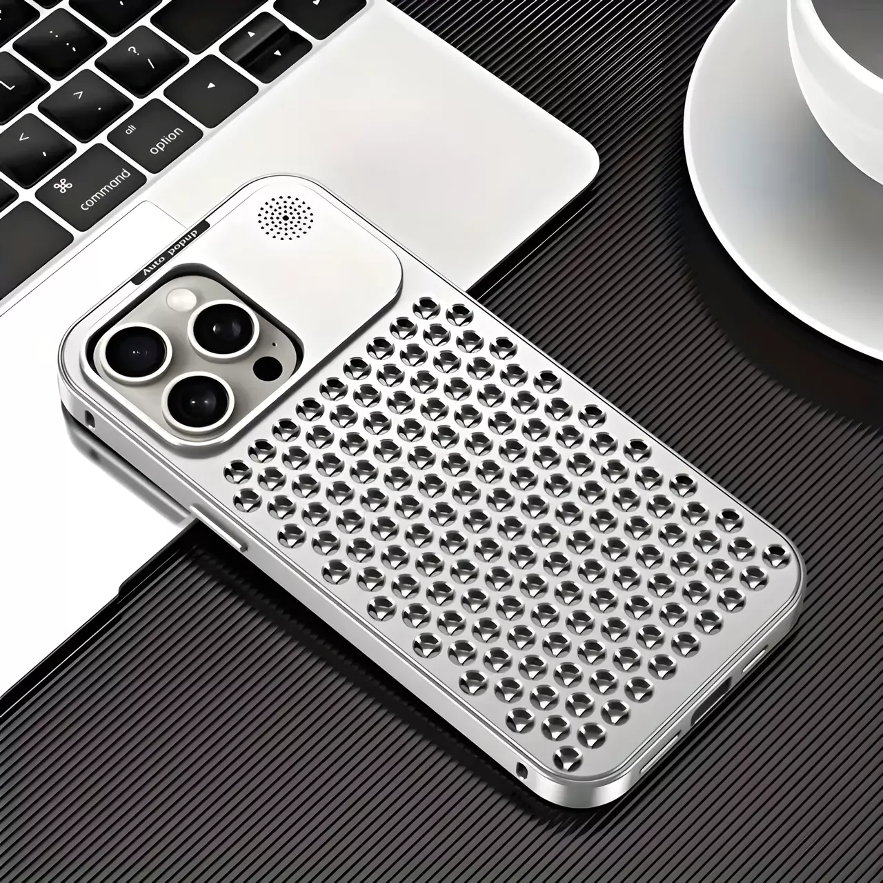 Чохол 1TOUCH Aluminium Case для Apple iPhone 13 Pro Max  Silver - фото 3