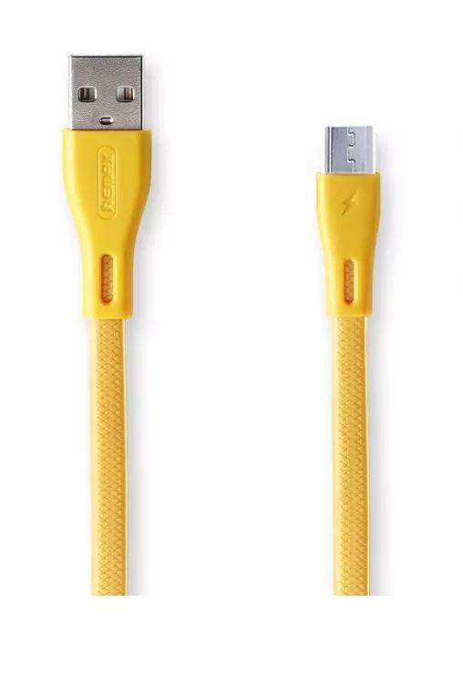 Кабель Remax Full Speed Pro USB-A - Type-C 12w 2.4a 1м cable Gold (RC-090a) - фото 1