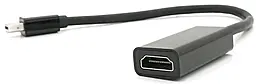 Відеокабель Mini Display Port - HDMI v1.4 4k 30hz 0.1m black (YT-C-mnDP(M) / HDMI(F)-B-B) EasyLife - фото Відеокабель Mini Display Port - HDMI v1.4 4k 30hz 0.1m black (YT-C-mnDP(M) / HDMI(F)-B-B) EasyLife