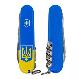 Мультитул Victorinox Huntsman Ukraine (1.3713.7_T3030p) Герб на прапорі вертикальний