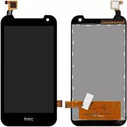 Дисплей HTC Desire 310 (D310n) (127x63) з тачскріном, Black