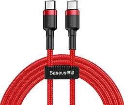 Кабель USB PD Baseus Water Drop-Shaped Lamp USB Type-C Cable 3A Red (CATSD-J09)