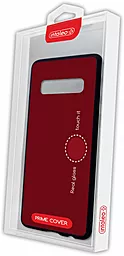 Чехол Intaleo Real Glass Samsung G973 Galaxy S10 Red (1283126491184) - миниатюра 3