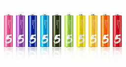 Батарейки Xiaomi AA (R6) Zi5 Rainbow Alkaline 10шт (6934263400281)