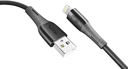Кабель Ridea RC-M133 Spring USB-A - Lightning 12w 2.4a 1м cable Black - миниатюра 3 Кабель Ridea RC-M133 Spring USB-A - Lightning 12w 2.4a 1м cable Black - миниатюра 3
