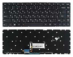 Клавіатура для ноутбуку Lenovo Yoga 3-1470 700-14ISK IdeaPad 500S-13ISK U31-70 ThinkPad Edge E31-70 E31-80 без рамки підсвітка Прямий Enter PK131BL3B05 чорна