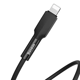 Кабель Baseus Silica USB-A - Lightning 12w 2.4a 1м cable Black (CALGJ-01) - миниатюра 4 Кабель Baseus Silica USB-A - Lightning 12w 2.4a 1м cable Black (CALGJ-01) - миниатюра 4