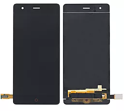 Дисплей ZTE Nubia Z17, Nubia Z17 Lite (NX591J) с тачскрином, Black - фото Дисплей ZTE Nubia Z17, Nubia Z17 Lite (NX591J) с тачскрином, Black