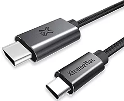 Видеокабель XtremeMac USB Type-C - HDMI Nylon Cable Gray (XWH-UCH-13) - миниатюра 2