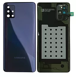 Задняя крышка корпуса Samsung Galaxy A51 A515 со стеклом камеры Prism Crush Black
