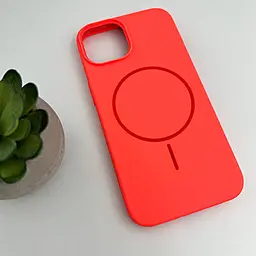 Чехол Silicone Case Full Fine Ring MagSafe для Apple iPhone 13 Peach - миниатюра 4 Чехол Silicone Case Full Fine Ring MagSafe для Apple iPhone 13 Peach - миниатюра 4