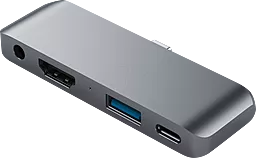 USB Type-C хаб Satechi Aluminum USB-C Mobile Pro Hub Space Gray (ST-TCMPHM) - миниатюра 2