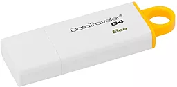 Флешка Kingston DTI Gen.4 8GB USB 3.0 (DTIG4/8GB) White - фото Флешка Kingston DTI Gen.4 8GB USB 3.0 (DTIG4/8GB) White