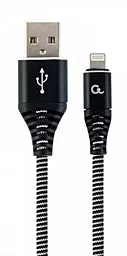 Кабель Cablexpert USB-A - Lightning 12w 2.4a 2м cable Black (CC-USB2B-AMLM-2M-BW) - фото Кабель Cablexpert USB-A - Lightning 12w 2.4a 2м cable Black (CC-USB2B-AMLM-2M-BW)