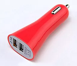 Автомобильное зарядное устройство Siyoteam 2USB (1A/2.1A) Red