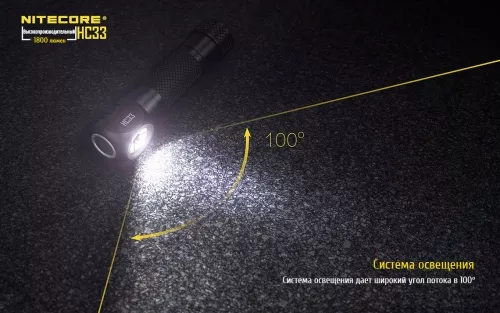 Ліхтарик Nitecore HC33 (Cree XHP35 HD) - фото 7