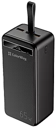 Повербанк ColorWay Powerful 40000mAh 65W PD/QC Black